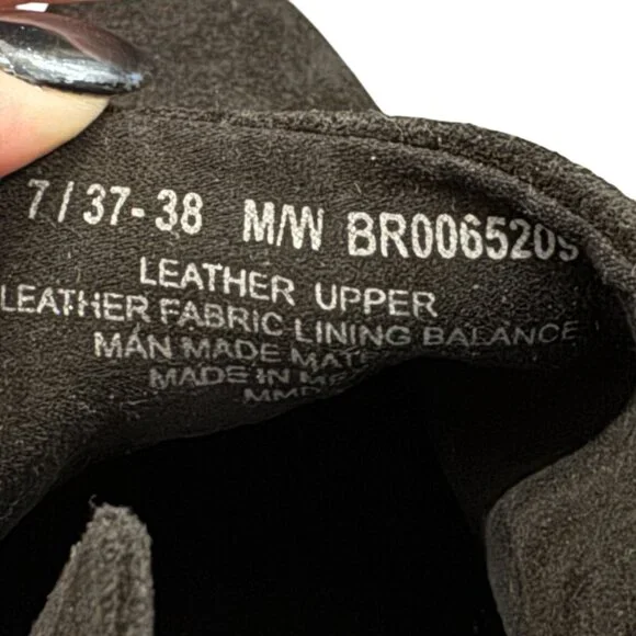 Born Viana Wedge Boots Women's Black Suede Ankle Booties, Size 7 NWOB - Picture 10 of 10